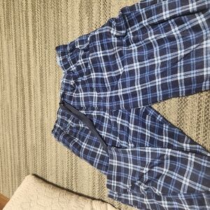 Blue Plaid Pajama Pants